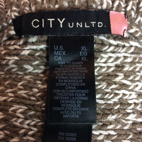 City Unltd Marled Fitted Cardigan Sweater! - Picture 6 of 6